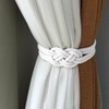2X Strong Magnetic Curtain Clips Tie Rope Backs Holdbacks Buckle