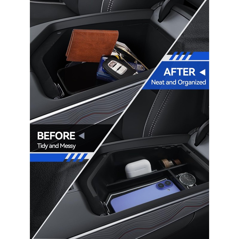 LANTU for Genesis GV70 Center Console Organizer Genesis GV70 2022-2025