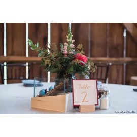 Unbranded 20- 3" x1.5" W x1/8" Slit Wedding Table Number Holders Table Markers Sign Holder