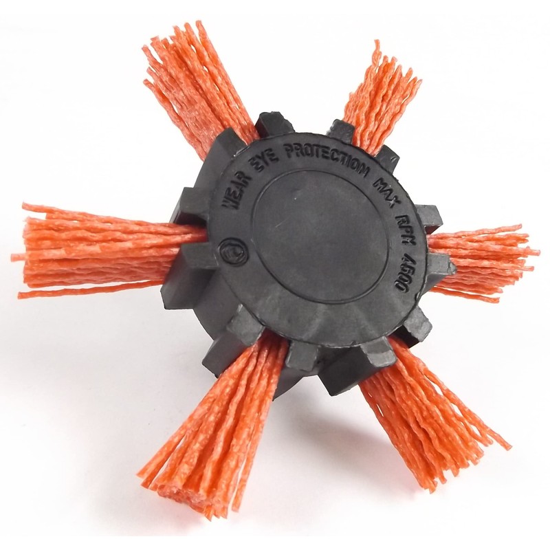 100 mm professional nylon brush, nylon star brush, grinding brush,