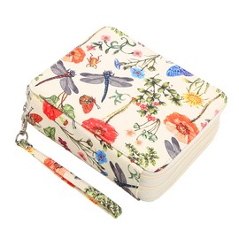 Lbxgap Portable Colored Pencil Case-72 Slots Colored Pencil Case Organizer with Zipper for Watercolor Pens or Markers, Pencil Case Organizer for Artist