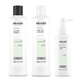 Nioxin Scalp Relief System Kit for Sensitive, Dry & Itchy Scalp, Paraben & Sulfate Free