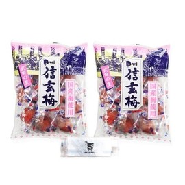 AS Foods Japanese Shingen Plum, 6.5 oz (165 g) x 2 Bags, Plum, Individual Packaging