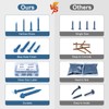 SATANTECH Concrete Screws with Drill Bit, 200Pcs Concrete Screw 1/4