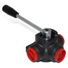 Hydraulic Rotary Diverter Valve, 3 Way, Open Center, 16 GPM,
