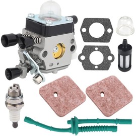 HS45 Carburetor for Stihl FS55R FS45 FS38 FS46 FS55RC Hedge Trimmer | Fits FS 38 FS55 FS 45 HL45 FS46C KM55 FS45C FS55C Weed Eater,Replace C1Q-S97 C1Q-S186