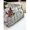 Floral cosmetic bag, makeup bag
