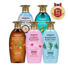LG Household &amp; Health Care Organist Shampoo Collection to solve your family's hair problems, 5. Pink salt x 3 / LG생활건강 우리가족 헤어고민 해결 오가니스트 샴푸 모음, 5. 핑크솔트 x 3개