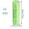 Betmaxful 12 Count Ni-MH 1.2V AA 1800mAh Rechargeable Batteries Double