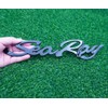 1x Sea Ray Searay Script Boat Letters Logo Badge 3D