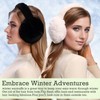 Dwenarry 1/2 Pieces Ear Warmers Women's Winter Plush Earmuffs Fluffy