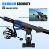 VEXPLO Track Mounted Kayak Rod Holders for Fishing Boat &