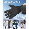 RIGWARL Waterproof Mens Women Gloves for Cold Weather, -5℉ Warm