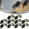 GOWEILE 10 Pcs Undermount Sink Clips Kitchen Sink Fixing Clips