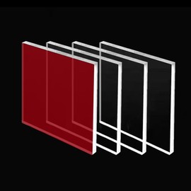 MAKIOTEKO Red Transparent Window Film, Decorative Window Film Colored Red Window Tint Heat Blocking for Party Wedding Festival Decoration(Customized Size)