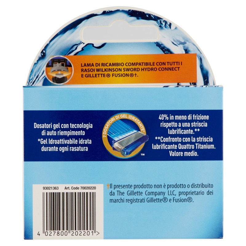 Wilkinson Blades Charge – 5 Packs of 54 g