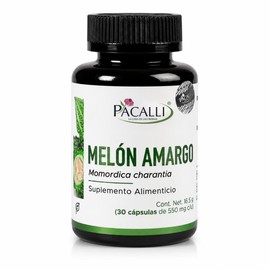 PACALLI Melón Amargo 30 Cápsulas de 550mg - Momordica charantia