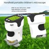 AIXXCUVQ Enhanced Clarity and Precision with Kids Microscope for Young