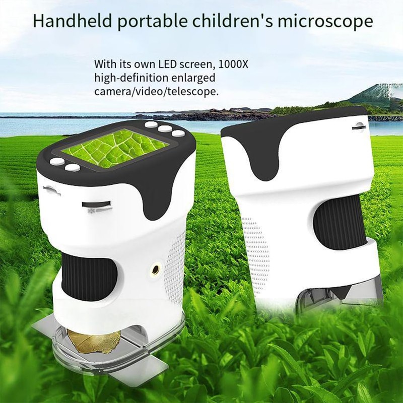 AIXXCUVQ Enhanced Clarity and Precision with Kids Microscope for Young