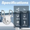 joytrace Heavy Duty 4" V-Groove Slide Gate Wheel Kit -