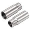 2 Pcs Bathroom Faucet Pipe Fitting Extension Adapter,25mm Female Thread