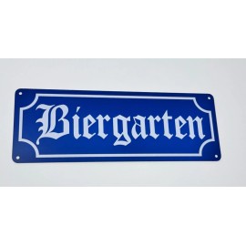 BIERGARTEN TIN SIGN BIER BAR PUB BEER WALL GERMAN WALL DECOR NEW