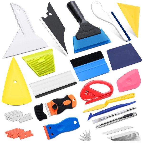 REEVAA Window Tint Tools Kit & Vinyl Wrap Tools, Windshield