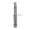 sourcing map 10pcs H4 Hex Screwdriver Bit 1/4" Hex Shank