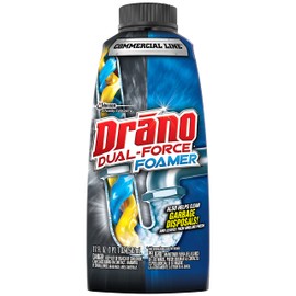 Drano Dual-Force Foamer Clog Remover, Commercial Line, 17 oz | Drano