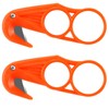 NffPOTRee 2 Pack Fish Belly Remove Cutter，Heavy Duty Carbon Steel