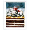 White Horse Equestrian Notecard Set - 12 Note Cards By