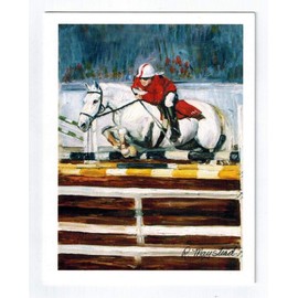 White Horse Equestrian Notecard Set - 12 Note Cards By Ruth Maystead