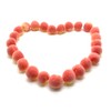 Aliotech 30Pcs Artificial Peach Fake Peach Mini Fruit Small Peach