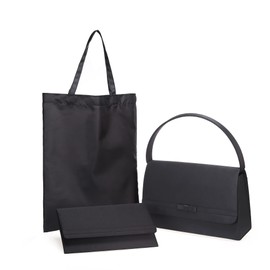 NAACCI Formal Bag, 3-Piece Set, For Ceremonies, Entrance Ceremonies, Graduations, Funerals, Sub-Bag, Formal, Women's, Popular, Ranking, Large, Black