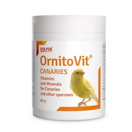 OrnitoVit Canaries 60g Zebra Finches Java Canaries Vitamins Minerals Amino Acids