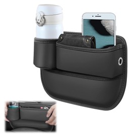 Yistoi Car Seat Storage Box, Car Seat Gaps Storage Box, Car Seat Console Side Pockets, Storage Space, Car Storage Accessories, Storage for Mobile Phones, Glasses, Cups