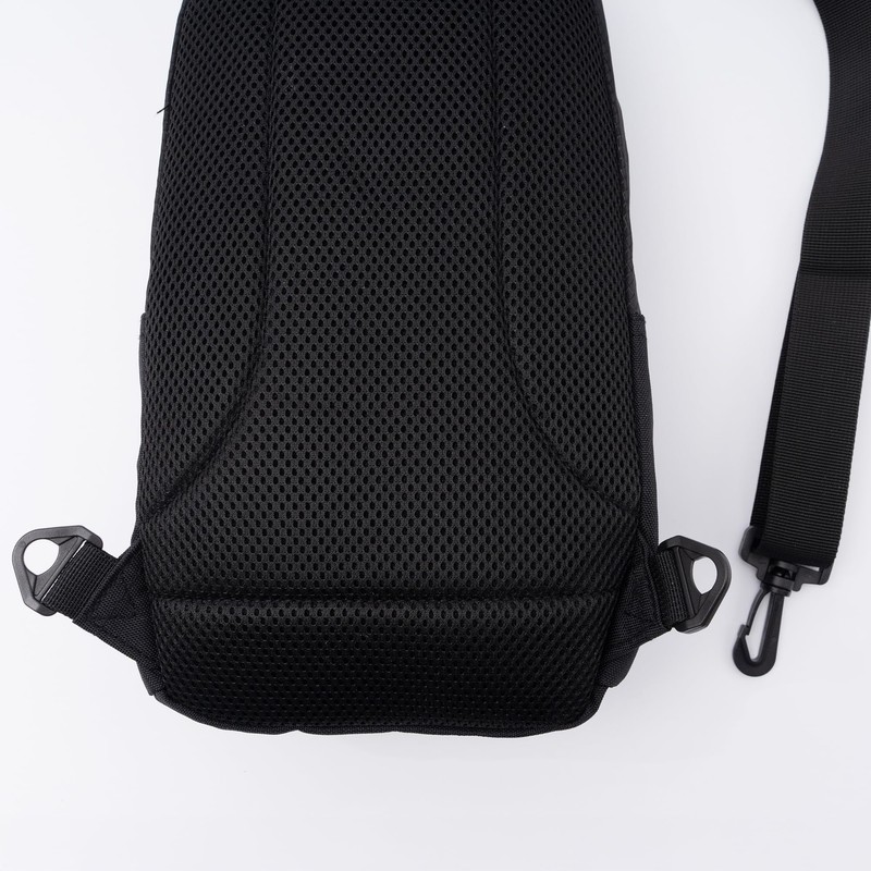 Logo Spark Body Bag, Reflector, One Shoulder Bag, Black, Free