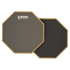 Evans doble cara Pad de práctica, 12 inch, Gris, 6 Inch