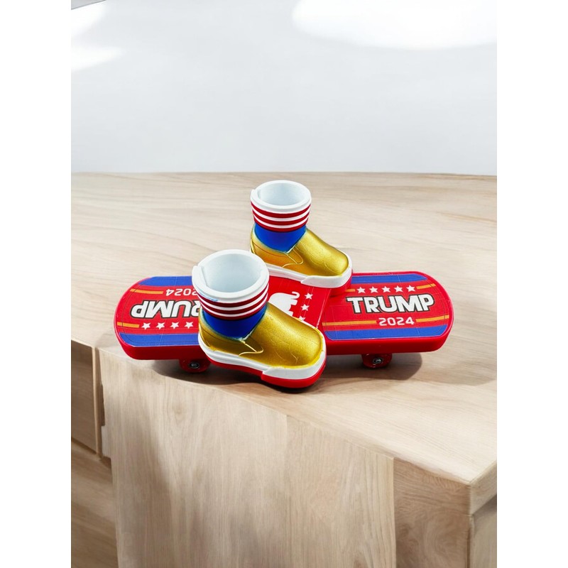 California Fidget Spinner Skateboard (Gold)