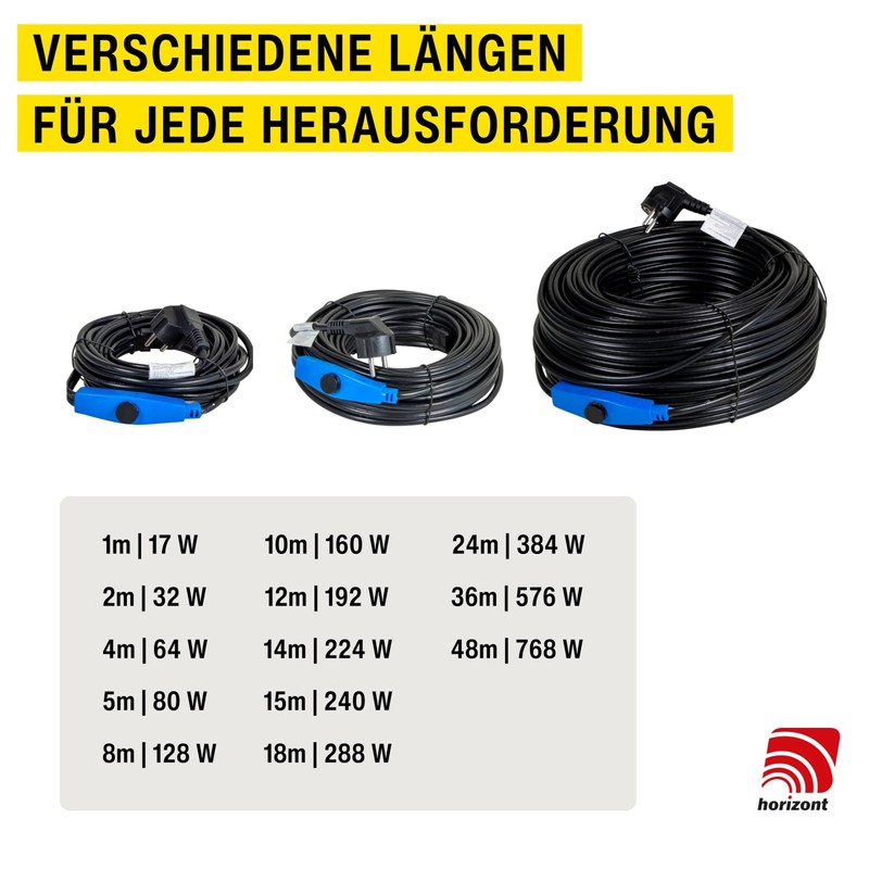 Arndt Frost-Protected Heating Cable 220 - 240 V 17 W