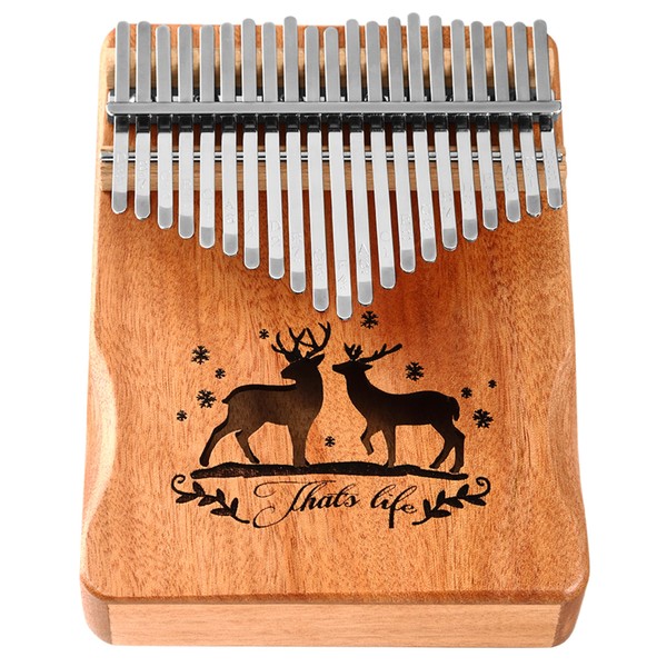 Perdin Kalimba Beginner Set, 21 Keys, Tuned, Japanese, Includes Sheet