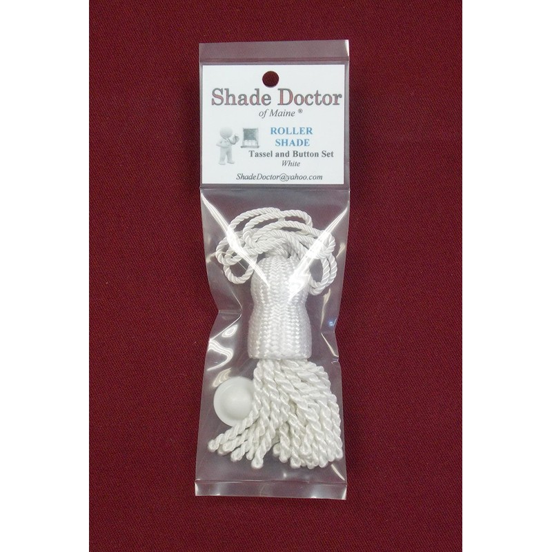 Roller Window Shade 3" Double Cap Shade Tassel & Higbee