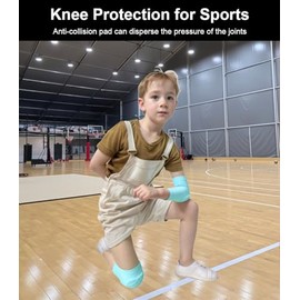 Basketball Knee Pads for Kids Volleyball Knee Pads, Honeycomb Basketball Sleeves Baseball Sleeves Youth Boys & Girls, Knee Savers for Catchers Youth W