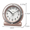 RHYTHM (リズム) Alarm Clock Analog Electronic Sound Alarm Continuous Second