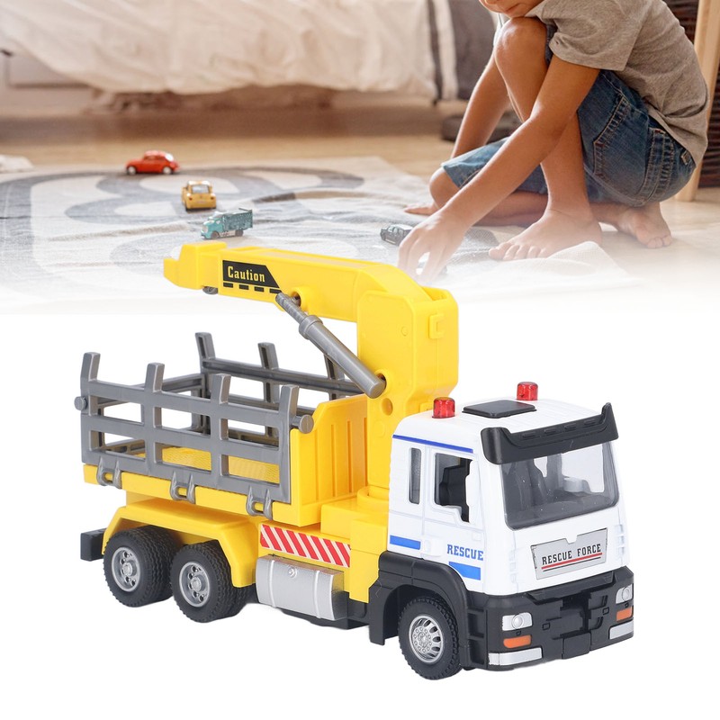 Logging Truck Toy 1:32 Log Vehicle Model with Light Music