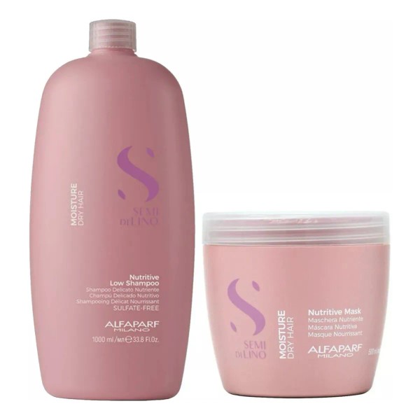Shampoo + Mask Alfaparf Nutritive Cabello Seco Maltratado