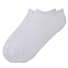 K. Bell Womens Basic No Show Socks, KBWF15C109-01, 9-11, White