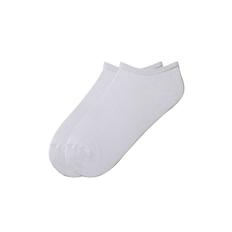 K. Bell Womens Basic No Show Socks, KBWF15C109-01, 9-11, White