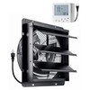 InoKraft Shutter Exhaust Fan with Wireless Control Panel, 12'' Wall
