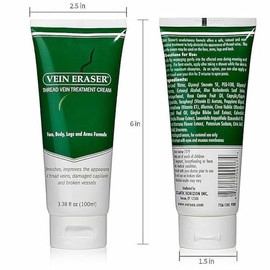 Verseo- Vein Eraser - Crema correctora para venas en las piernas - Crema correctora para arañas vasculares 3,38 fl oz.